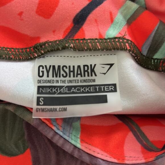 GymShark X Nikki Blackketter Dynamic Legging Pineapple Green Coral Small - Picture 11 of 11